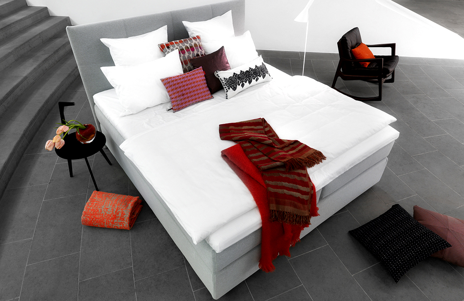 Philrouge Boxspringbett mit 7 Zonen Taschenfederkernmatratze