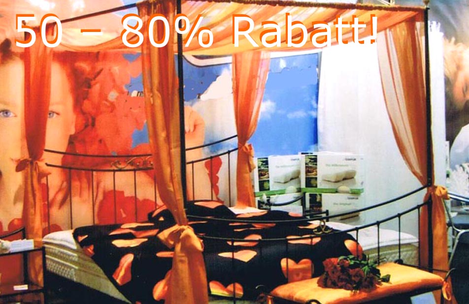 Himmelbett italienisches Design Rabattaktion